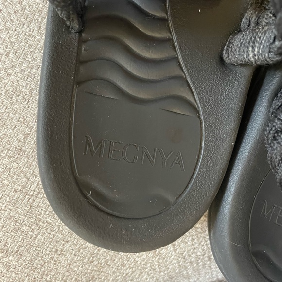 MEGNYA -womens Walking Sandals Slide Sandal in black size - 8 - Picture 4 of 5